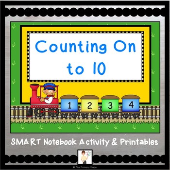 Preview of Counting On to 10 to Find How Many with Train Cars