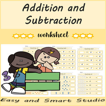 Preview of Addition and Subtraction, Conting On to Add and Counting Back to Subtract