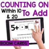 Counting On to Add with Dice- BOOM Cards- Digital