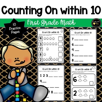 Preview of Counting On within Ten for First Grade 