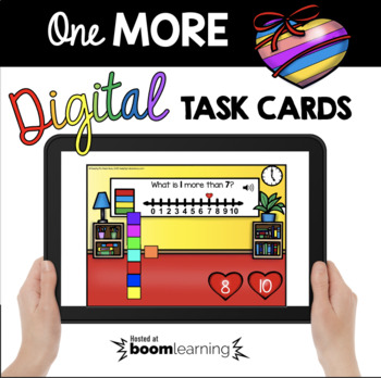 Preview of Counting One More - Kindergarten numbers and counting on - Math Boom Cards ™