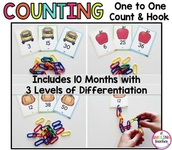Preview of Counting One to One Bundle (Count and Hook)