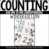 Counting & One-to-One Correspondence Activities {Winter Edition} 