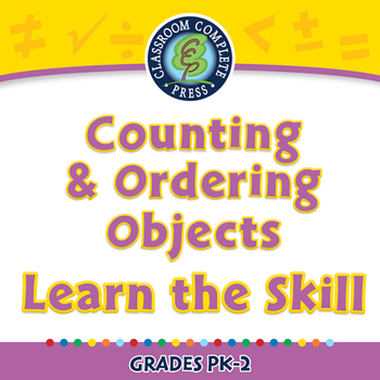 Preview of Counting & Ordering Objects - Learn the Skill - NOTEBOOK Gr. PK-2