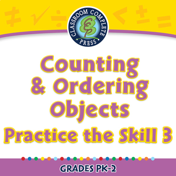 Preview of Number & Operations: Counting & Ordering Objects - Practice 3 - NOTEBOOK Gr.PK-2