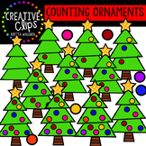 Counting Ornaments: Christmas Clipart {Creative Clips Clipart}