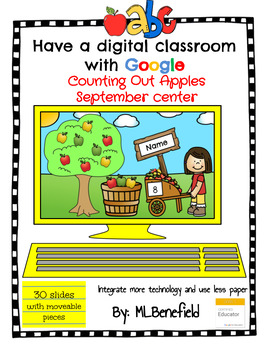 Preview of Counting Out Apples - September Center (in Google: Digital and Interactive)