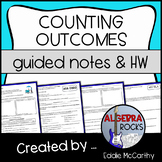 Counting Outcomes and the Fundamental Counting Principle G