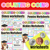 Counting Pennies , Dimes , Nickles & Quartes | Money & Cou