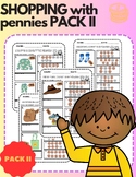 Counting Pennies, Nickels, and Dimes Math Pack II Center A