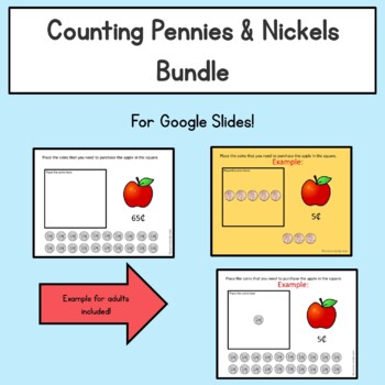 Preview of Counting Pennies and Nickels Bundle