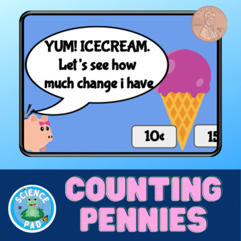 Preview of Counting Pennies with Penny | Lesson Plan | Worksheets | Financial Literacy |