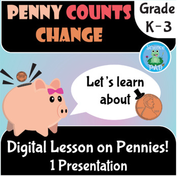 Preview of Counting Pennies with Penny the Pig | Guided Reading  | Financial Education |