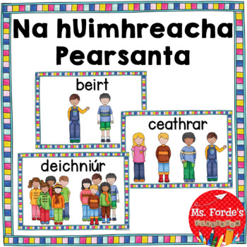 Preview of Counting People (Gaeilge) Ag Comhaireamh Daoine *UPDATED*