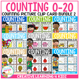 Counting Picture Clip Cards 0-20: Bundle 2