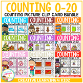 Counting Picture Clip Cards 0-20: Bundle