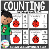 Counting Picture Clip Cards 0-20: Ladybug Spots