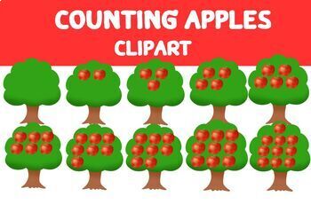 Preview of Counting Pictures: Apples