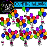 Counting Pictures: Balloons {Creative Clips Clipart}