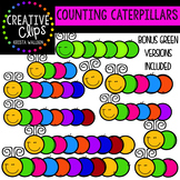 Counting Pictures: Caterpillars {Creative Clips Clipart}