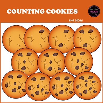 Preview of Counting Pictures: Cookies ClipArt