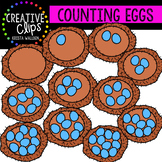 Counting Pictures: Eggs {Creative Clips Clipart}