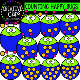 {FREE} Counting Pictures: Happy Bugs {Creative Clips Clipart}