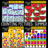 Counting Pictures: Summer Clipart {Creative Clips Clipart}