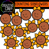 Counting Pictures: Sunflowers {Creative Clips Clipart}