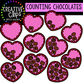 Counting Pictures: Valentine Chocolates {Creative Clips Clipart}