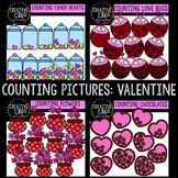 Counting Pictures: Valentine Clipart {Creative Clips Clipart}