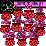 Counting Pictures: Valentine Flowers {Creative Clips Clipart}