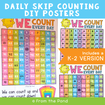 Preview of Skip Counting Poster | 100 Chart