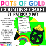 St. Patrick's Day Math Craft for March - Counting Pots of 