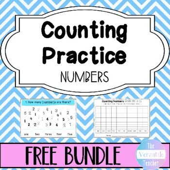 Preview of Counting Practice - Numbers [FREE]