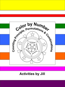 Preview of Counting Principle - Permutation - Combination Color by Number