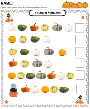 Preview of Counting Pumpkins 1