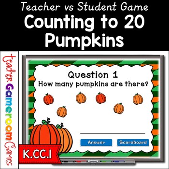 Preview of Counting Pumpkins Powerpoint Game