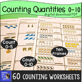 Counting Quantities to Ten Kindergarten and Writing Number