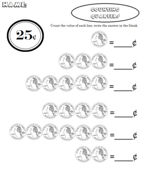 Preview of Counting Quarters