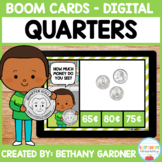 Counting Quarters - Boom Cards - Money and Counting