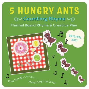 Preview of Counting Rhyme | Five Hungry Ants