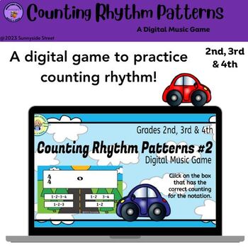 Preview of Counting Rhythm Patterns:  2nd,  3rd & 4th Grade Edition