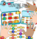Counting Rings- Fruits theme clip art