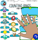 Counting Rings- Space theme clip art