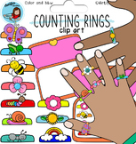 Counting Rings- Spring theme clip art