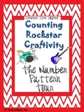 Counting Rockstar Math Craftivity{The Number Pattern Tour}