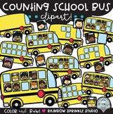 Counting School Bus Clipart