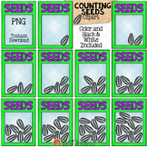 Counting Seeds In A Seed Packet ClipArt - Spring Counting 