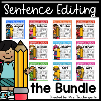 Preview of Sentence Editing Bundle